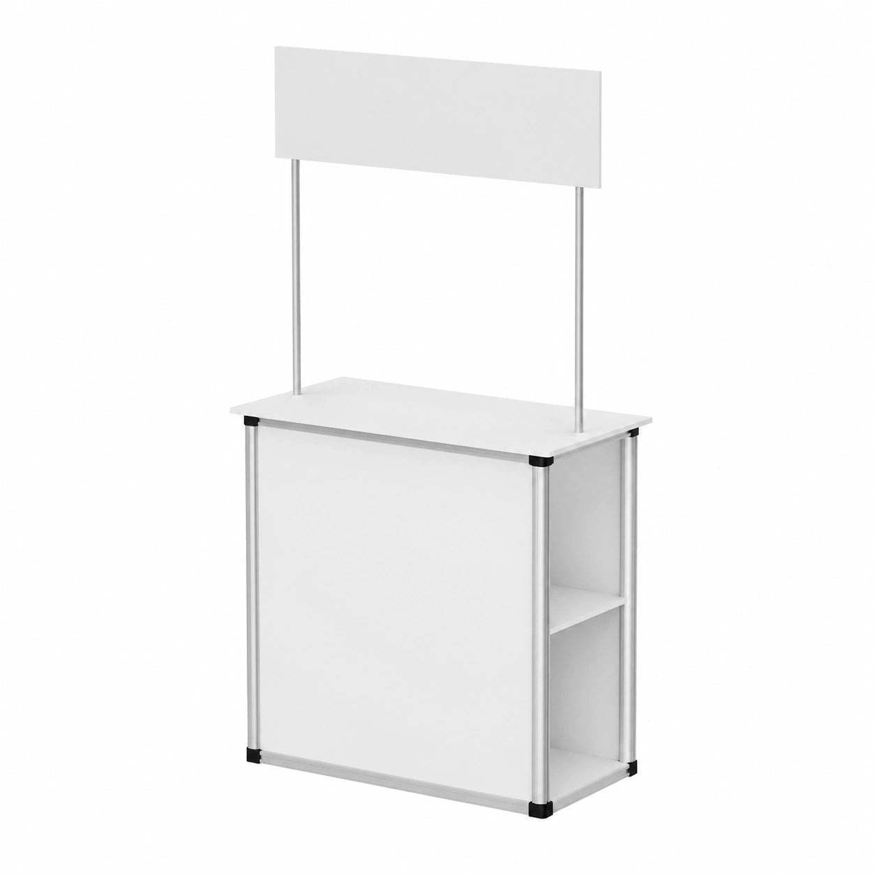 Table de Présentation Portable avec Rangement et Sac de Transport