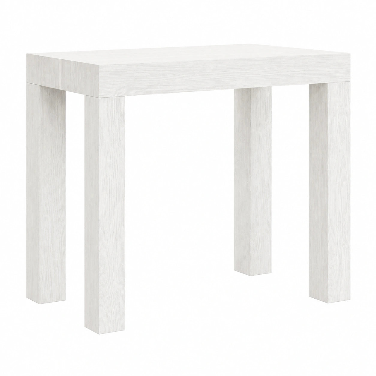 Table Console Extensible Blanche jusqu'à 12 Places