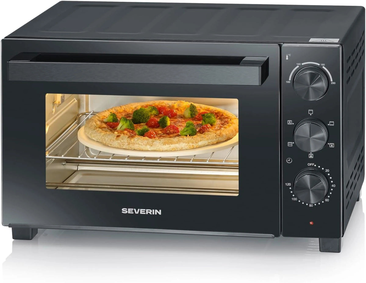 Piekarnik Severin – programator czasowy, moc 1600 W, pojemność 30 l, do przygotowywania potraw