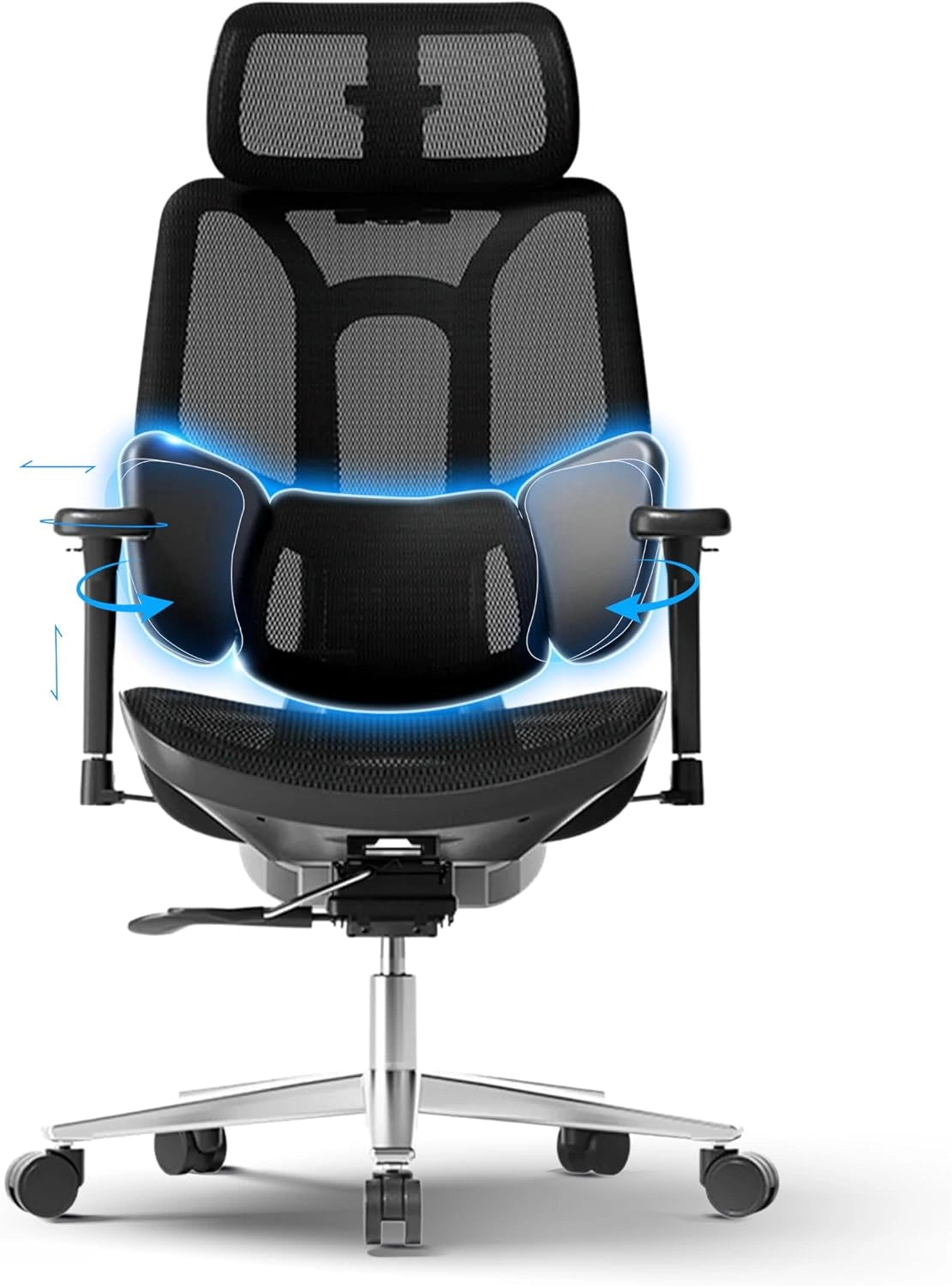 Fotel Hbada E3 – kolor czarny, do salonu lub gabinetu