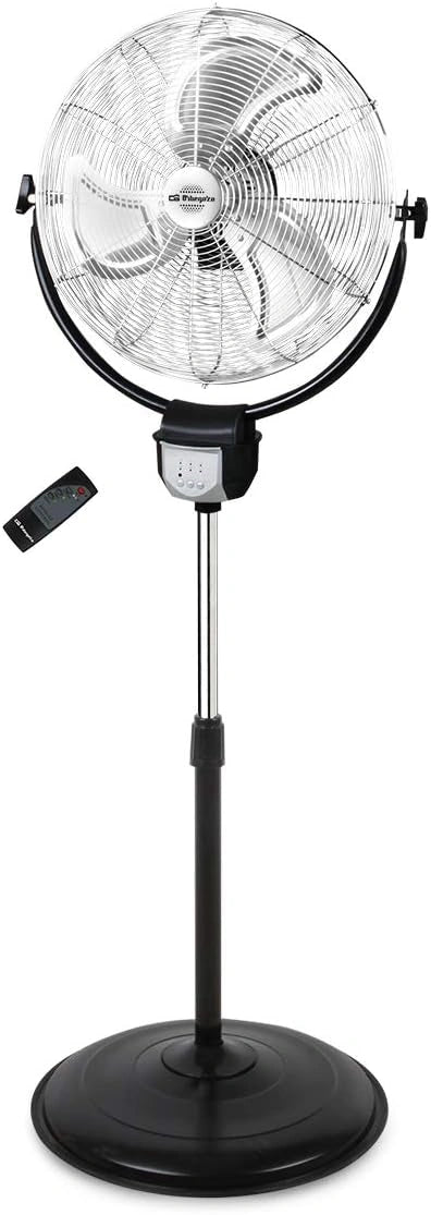 Wentylator Orbegozo PWS – sterowanie pilotem, regulacja wysokości, moc 120 W, do domu lub biura