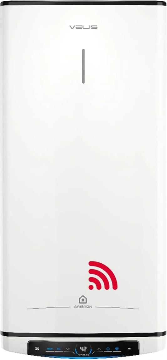 Podgrzewacz wody Ariston – łączność Wi-Fi, pojemność 50 l, wymiary 79,7 x 27,5 x 51,1 cm, do codziennego zastosowania