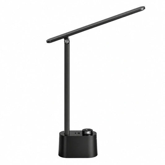 Lampe de bureau LED pliable avec ports USB, 3 modes de couleur, dimmable pour la maison