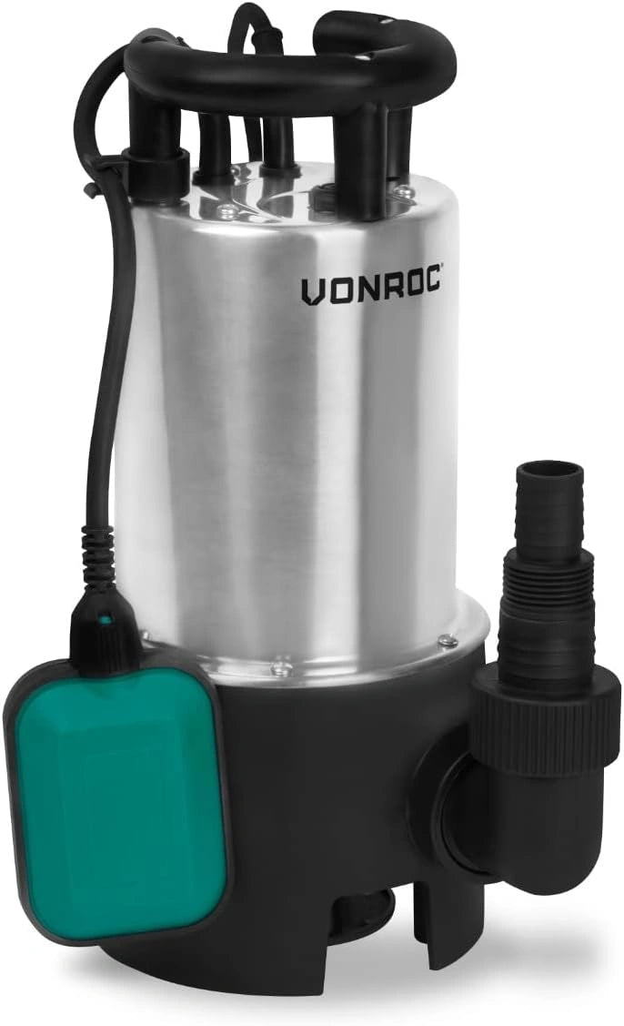 Pompa wodna VONROC – stal nierdzewna, moc 1100 W, do codziennego zastosowania
