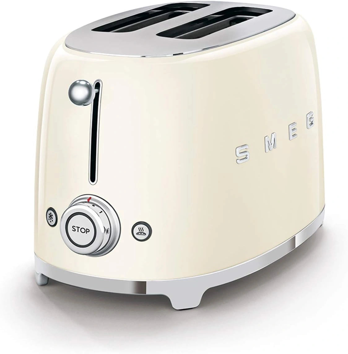 Grill Smeg TSF01CREU – funkcja grilla, kolor beżowy, moc 950 W, do codziennego zastosowania
