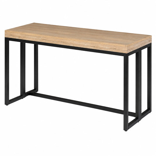 Table console extensible 10 personnes design industriel 235 cm