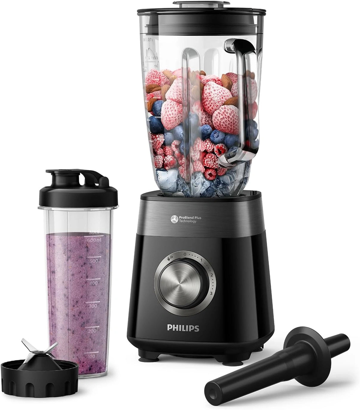Urządzenie kuchenne Philips – kolor czarny, moc 1200 W, pojemność 2 l, do codziennego zastosowania