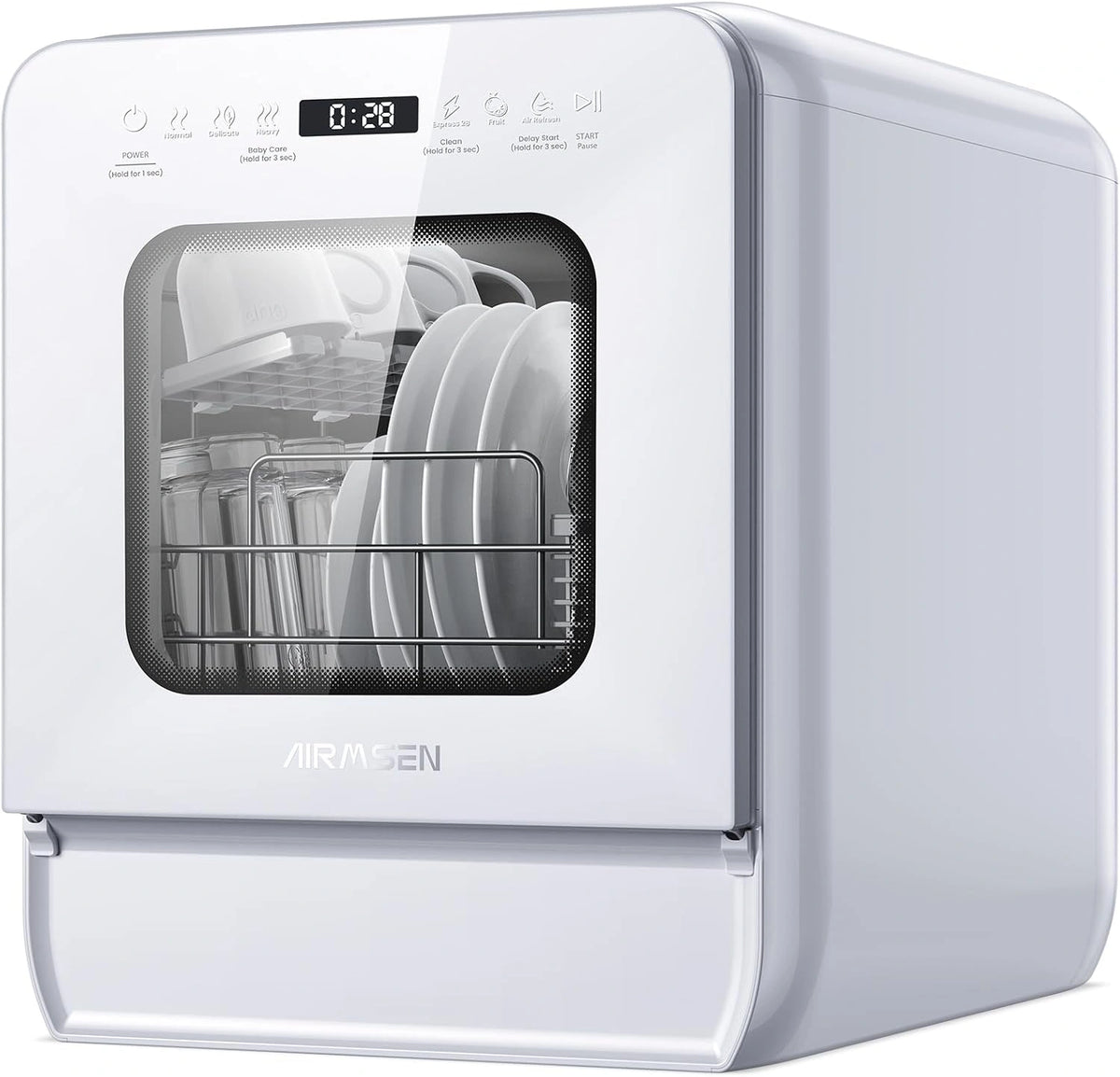 Zmywarka AIRMSEN 2025 – pojemność 5 l, wymiary 37 x 50 cm, do mycia naczyń