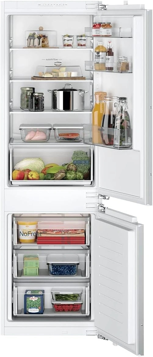 Lodówka SIEMENS KI86NNFE0 – system bezszronowy, pojemność 184 l, wymiary 177,5 x 56 cm, do kuchni