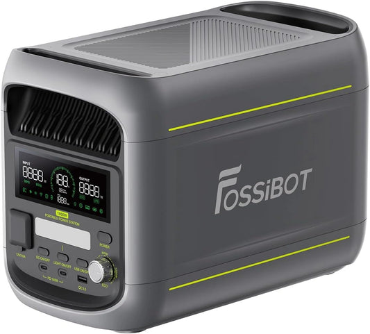 Stacja zasilania Fossibot – moc 1800 W, energia 1024 Wh, do codziennego zastosowania