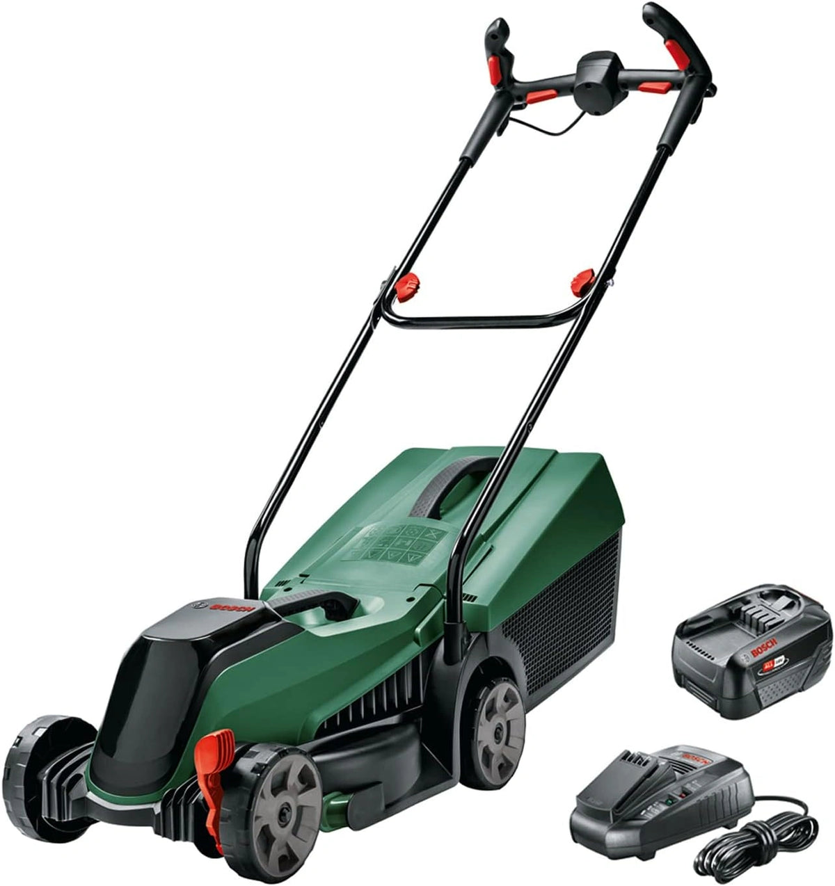Kosiarka do trawy Bosch CityMower – kolor zielony, powierzchnia do 300 m², napięcie 18 V, do codziennego zastosowania