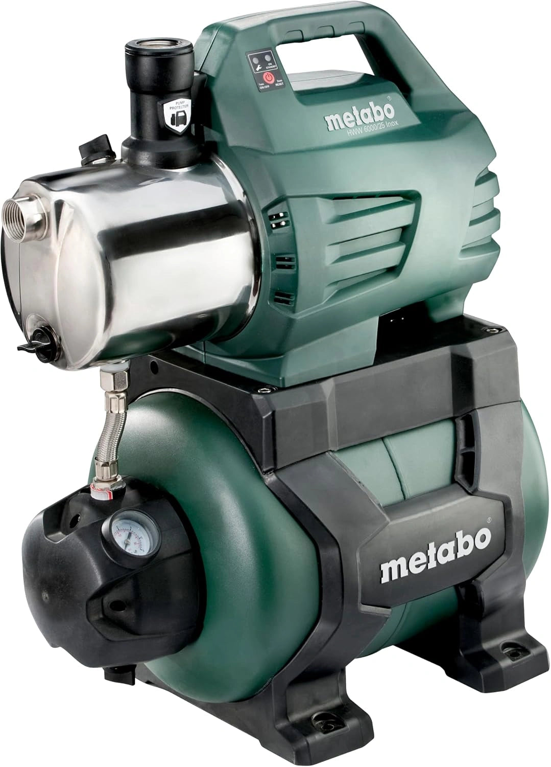 Pompa wodna Metabo – moc 1300 W, wymiary 64 x 52,5 x 36 cm, do codziennego zastosowania