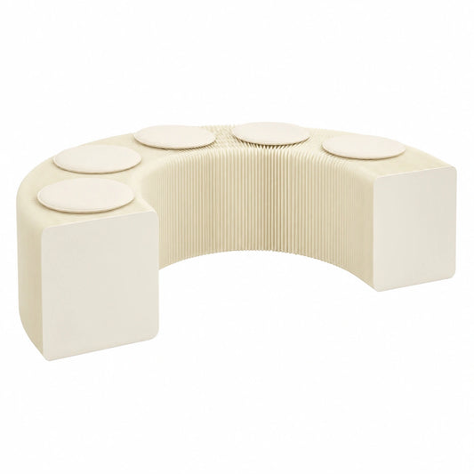 Tabouret pliable en papier durable pour usages multiples