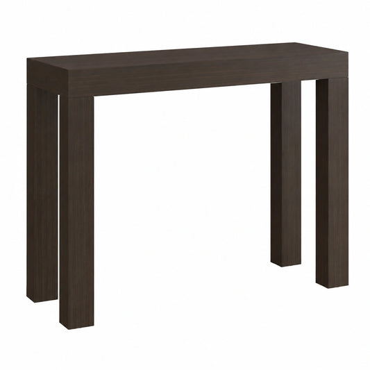 Table console extensible en bois stratifié pour cuisine