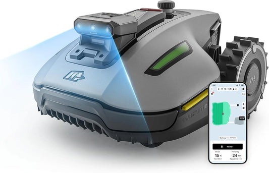 Robot koszący MAMMOTION YUKA – konstrukcja bezprzewodowa, powierzchnia do 500 m², do pielęgnacji trawnika