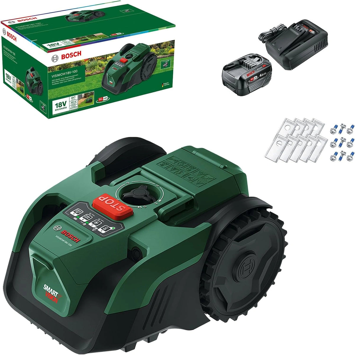 Robot koszący Bosch – powierzchnia do 100 m², do pielęgnacji trawnika