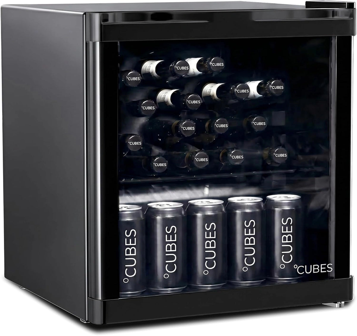 Lodówka CUBES – kolor czarny, pojemność 48 l, do kuchni