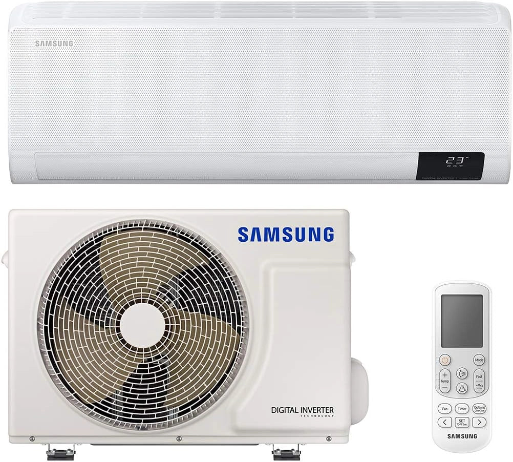 Klimatyzator Samsung WindFree – łączność Wi-Fi, pompa ciepła, wydajność 18000 BTU, do pomieszczeń domowych