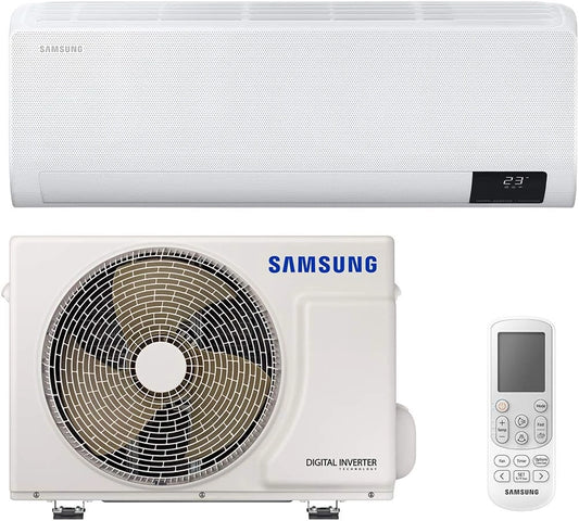 Klimatyzator Samsung WindFree – łączność Wi-Fi, pompa ciepła, wydajność 18000 BTU, do pomieszczeń domowych