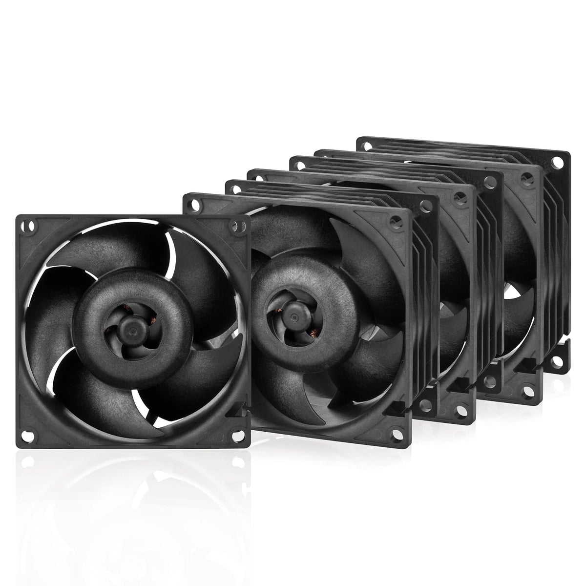 Wentylator ARCTIC S8038-10K – kolor czarny, napięcie 12 V, wymiary 80x80x38 mm, do domu lub biura